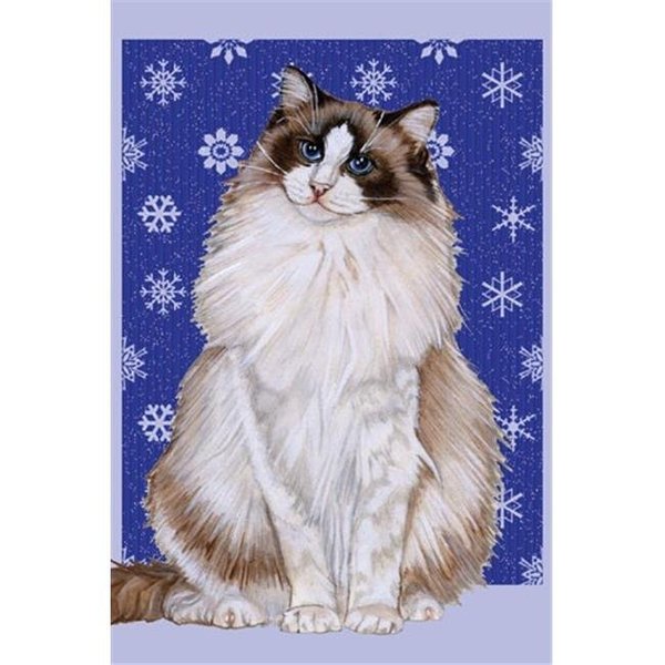 Pipsqueak Productions Pipsqueak Productions C546 Ragdoll Cat Christmas Boxed Cards - Pack of 10 C546